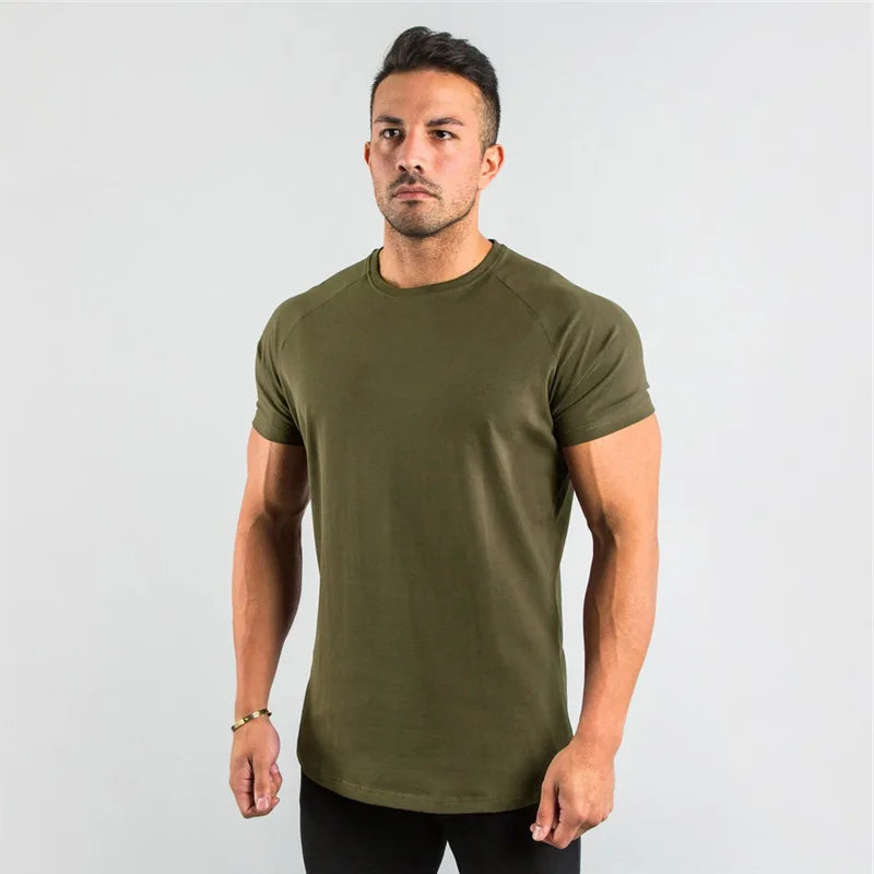 T Shirt Men Casual Short Sleeve