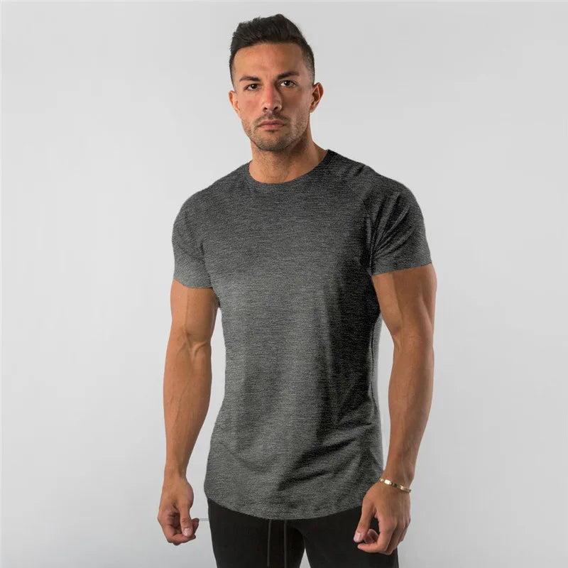 T Shirt Men Casual Short Sleeve